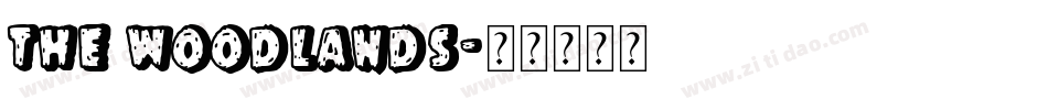 The Woodlands字体转换